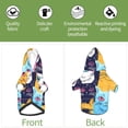thumbnail image 6 of Salouo Colorful Cats Pattern Art Pattern Small Dog Hoodie Sweatshirts Dog Clothes Coat Clothing Puppy Sweater Outfit Pullover Pet Winter Coat Sweater Outfit-Medium, 6 of 7