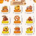 thumbnail image 3 of WHEANG Fall Festival Honeycomb Decorations: Autumn Maple And Pumpkin Festival Themed Tissue Paper Perfect For Halloween And Fall Decorations, 3 of 4