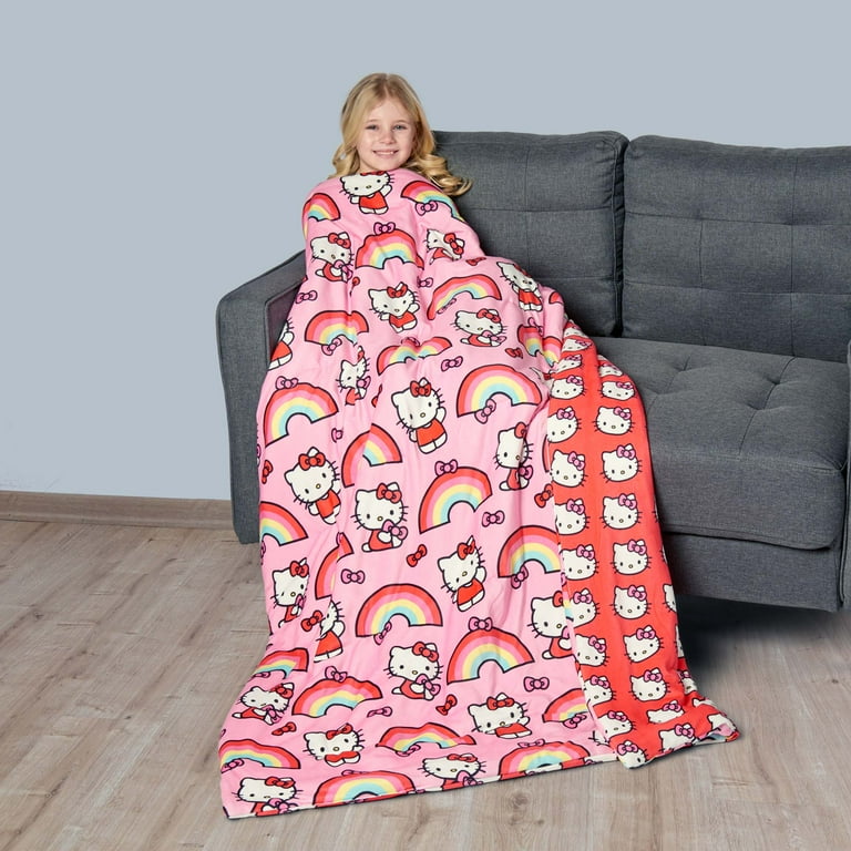 Hello Kitty Kids Squishy Cloud Throw Blanket, 46 x 60 inches