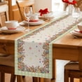 thumbnail image 5 of Table Runner - 90 Inch Long, Spring Easter Kitchen Dining Table Runner Dresser Scarves, Vintage Colorful Eggs Botanical Bunny Plaid Farmhouse Decor for Coffee Tables Wedding Party Banquet, 5 of 8