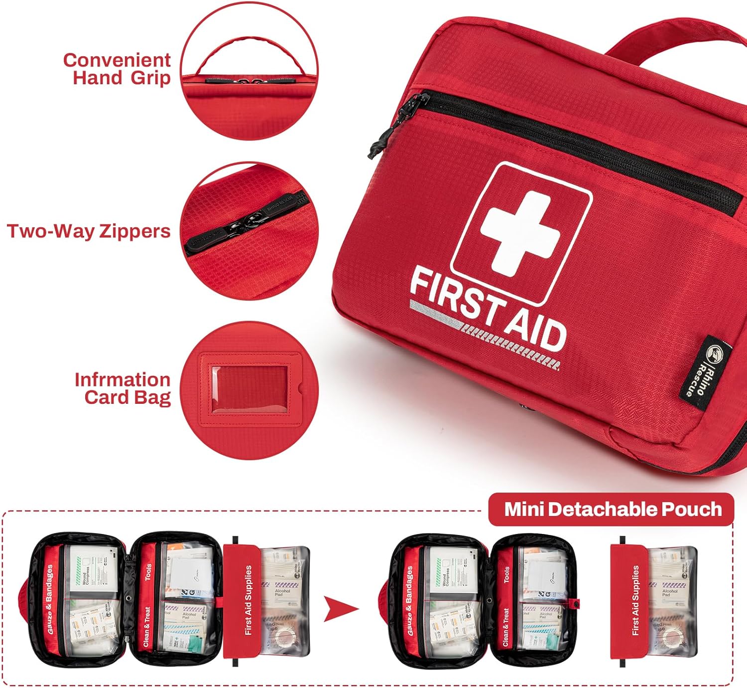 Rhino Rescue All-Purpose First Aid Kit 240 Piece photo 7