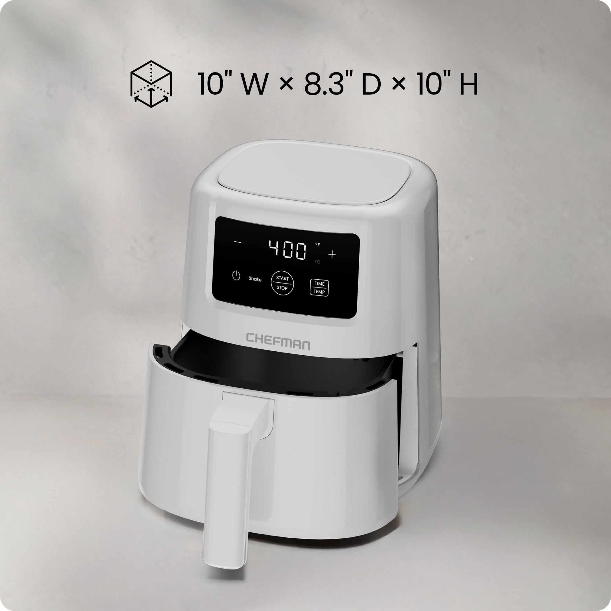 Chefman, Air Fryer, 2 Qt Compact Digital with Shake Reminder