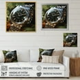 thumbnail image 4 of Designart "Silver Dawn Timepiece Luxury Watch I" Fashion Floater Framed Wall Decor, 4 of 7
