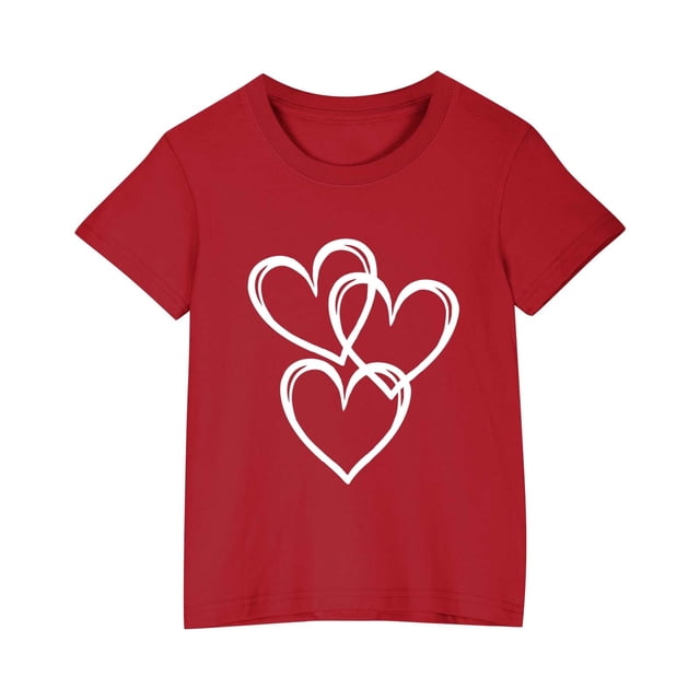 Zpanxa Chemises Filles T-Shirt à Imprimé d'Halloween Col Rond Manches Courtes Haut Mode en Coton 3 Ans
