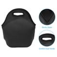 thumbnail image 4 of Neoprene Lunch Bags, 12"x6"x12" Thermal Lunch Portable Containers Bag, Black, 4 of 6