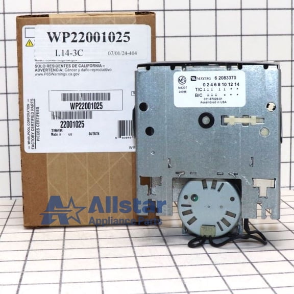 Whirlpool Washing Machine Timer WP22001025