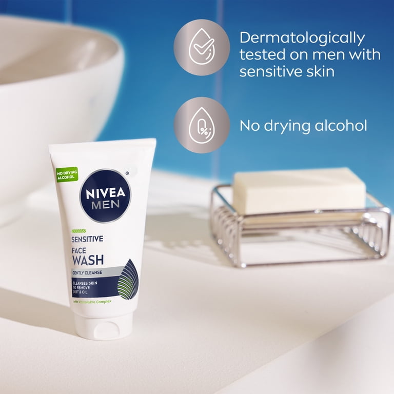 Nivea Men Sensitive Face Wash With VitaminPro Complex, 5 fl oz photo 7
