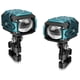 thumbnail image 2 of Motorcycle Auxiliary LED Light Driving Spotlights White/Amber/Blue Fog Lights with Mount Brackets Offroad Work Lights, 2 of 5