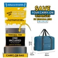 thumbnail image 2 of Bolsa de viaje Harwey plegable 45 x 35 x 20 cm Spirit Airlines, 2 of 7