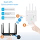 thumbnail image 4 of Repetidor inalámbrico Amplificador de señal wifi Producto estándar británico Ampliación Mejora Enrutador de extensión, 4 of 5