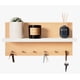thumbnail image 1 of Portallaves De Pared Perchero Organizador Moderno Decoración Modelo Roble, 1 of 4
