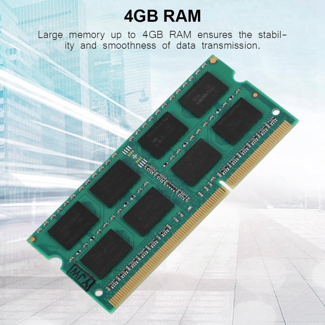 Memoria DDR3 de 4 GB a 1333 MHz para portátiles con transmisión rápida de datos RAM DDR3 de 4 GB para Intel