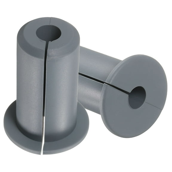 Wall Grommets for Cables 3/4", 2 Pcs Cable Routing Kit Silicone Hole Grommet Feed Through Bushing for Ethernet Accessories with 7.5mm Hole, Gray