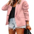 thumbnail image 2 of Womens Suit Coat Jacket Open Front Long Sleeve Work Office Blazer, 2 of 4