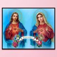 thumbnail image 3 of Cuadros Decorativos Punto de cruz completo 11CT Sacerdote Virgen Estampado Bordado DIY Costura Hecho a mano Likrtyny embutido en tela, 3 of 9