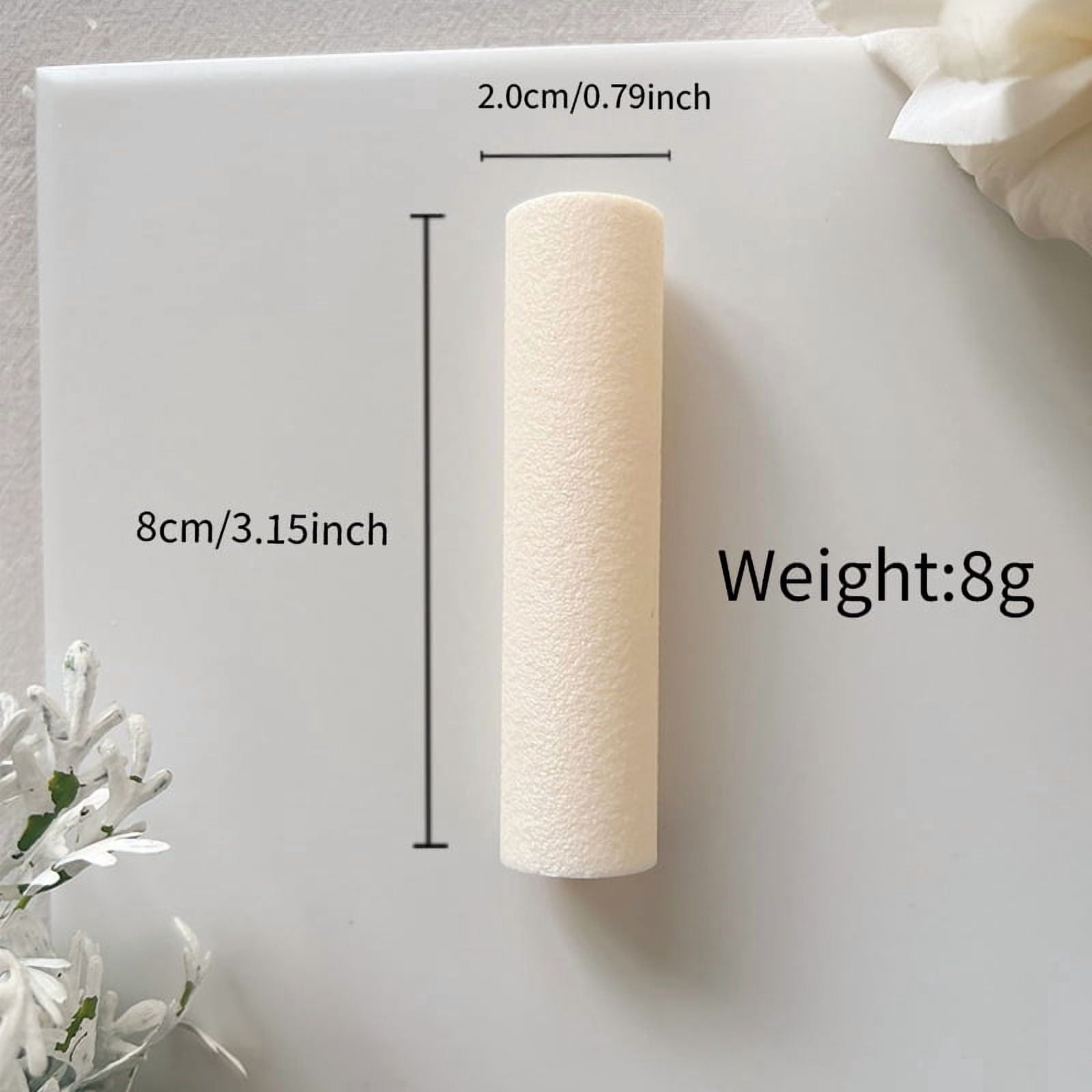 1 high-precision flocked textured soft clay roller DIY earring making tool