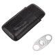 thumbnail image 5 of Estuche De Cuero Para Cigarros, Estuche Para Humidificador De Cigarros Negro De Tacto Suave Con Costuras Ajustadas Para Reuniones De Negocios, 5 of 7