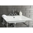 thumbnail image 3 of Fauceture Continental 25 x 22 Inch Ceramic Vanity Top with Rectangular Sink, 1-Hole, White, 3 of 11