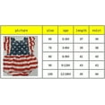 thumbnail image 2 of 4th of July Baby Girls Rompers Stripe Stars Print Ruffles Fly Sleeve Infant Bodysuits Summer Jumpsuits, 2 of 10