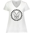 thumbnail image 3 of Inktastic Boston Terrier Dog Gift Idea Women's Plus Size V-Neck T-Shirt, 3 of 5