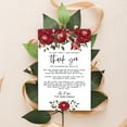 thumbnail image 4 of Koyal Wholesale Burgundy Roses Wedding Thank You Place Setting Cards for Table Reception, Dinner Plates, Family, 56-Pack, 4 of 5