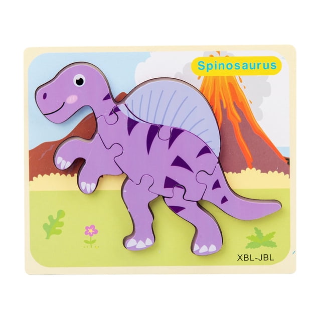 Interesante rompecabezas de para ño rompecabezas de escritorio para ño juguete trenaento tridimensional Estilo1 Hugo rompecabezas de dinosaurios para niños pequeños