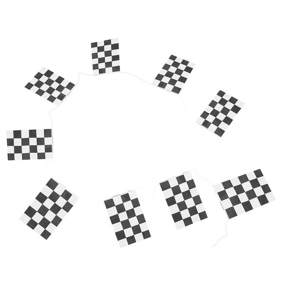 LOLIPPYY Race Car Checkered Flag Handheld for Birthday Party Decorations and Themed Event Accessories