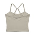 thumbnail image 6 of WAYUTE Women's Tank Tops Solid Color Sleeveless Soft Yoga Tank Camisole for Gym Running Workout Comfort Gym Cropped Top Casual Outdoor, 6 of 6