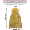thumbnail image 2 of Women Winter Beanie Hat Ladies Warm Knitted Hats （red）, 2 of 2