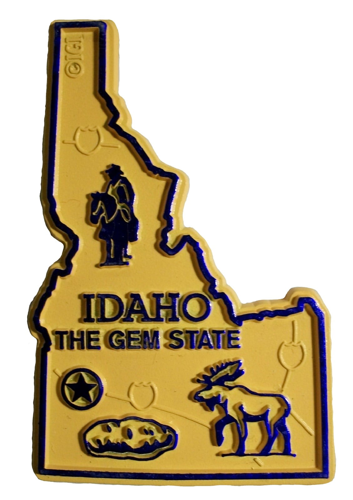 Idaho The Gem State Fridge Magnet 