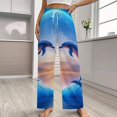 thumbnail image 2 of Dolphins Heart Moonlight Pajama Pants Loose Pajamas Female Breathable Home Trousers Leisure Sleeping Pants Large Size, 2 of 6