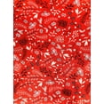 thumbnail image 4 of Serafina Home Plant Festivities Traditional Christmas Throw Blanket, 50" x 60", 4 of 5