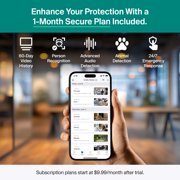 Arlo Essential Indoor Pan Tilt Security Camera (2025 Release) - 2K Video, Wired Plug-In Power, 1-Cam