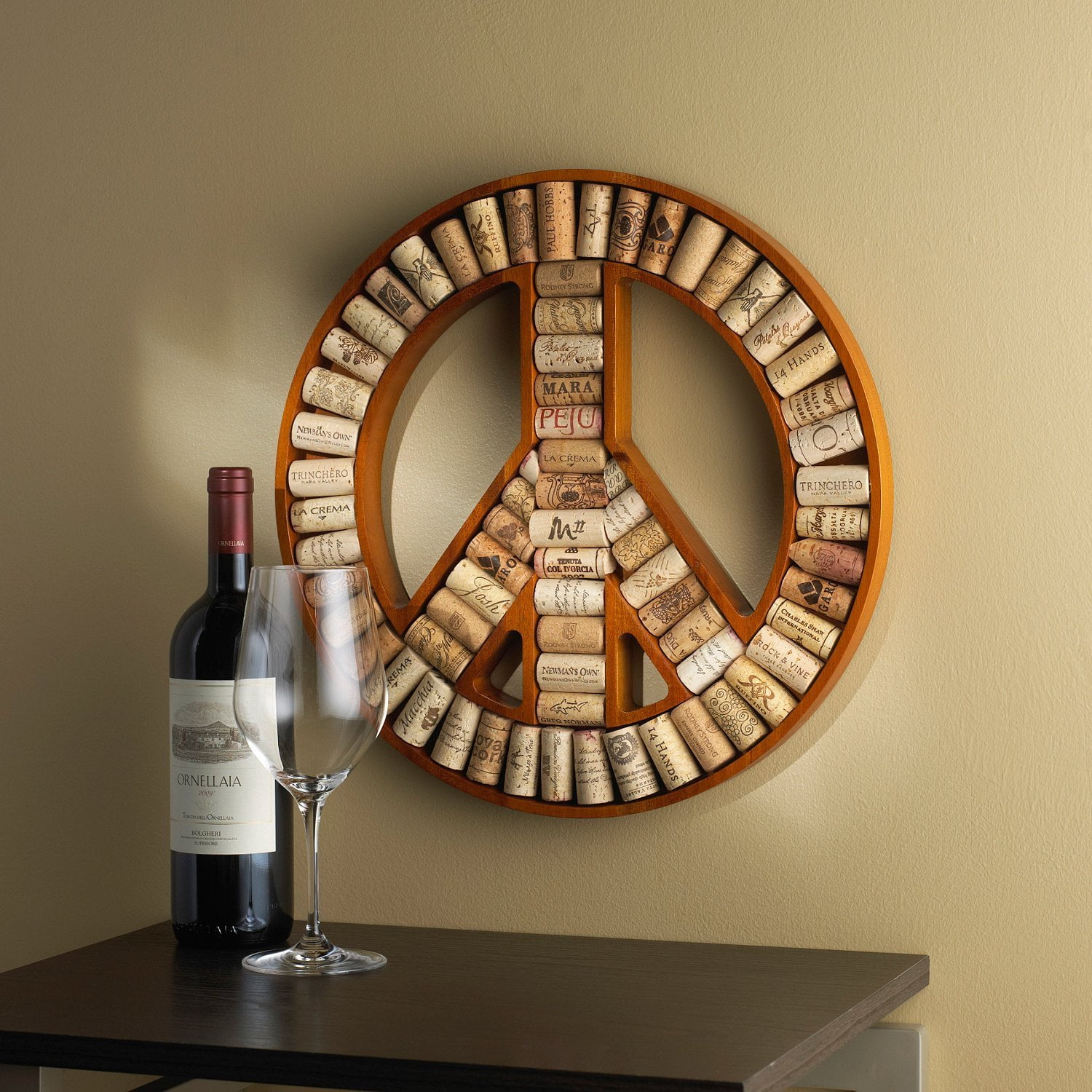 Peace Sign Wine Cork Kit