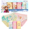 thumbnail image 3 of Bragas de Disney para niñas, ropa interior de algodón, Frozen 2, Anna, Elsa, Princesa, calzoncillos, pantalones cortos, regalos para niñas, 5 piezas, 3 of 5