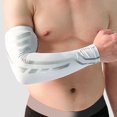 thumbnail image 4 of Sports Accessories Cooling Compression Arm Sleeve Super Soft High Elastic Outdoors Sports Workout Arm Support Brace Protective Gear, 4 of 8