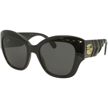 Gucci Sunglasses GG0808S 001 53mm Black / Grey Lens
