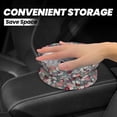 thumbnail image 4 of Wukai Daisies Flowers Print Car Trash Can - Easy to Clean Hanging Garbage Bin - Removable Liner - Leak-Car Garbage Can - Waterproof Trash Can for Car and SUV, 4 of 7