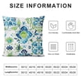 thumbnail image 5 of PHYHOO , New Living Series Blue&amp;Green Pillow Covers Outdoor Waterproof Pillow Inserts, 5 of 5