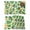 Green Gold, variant on St. Patrick's Day Placemats Set of 6, Spring Shamrocks Green Love Hats Plants Black Placemats for Dining Table, Place Mats for Kitchen Tabletop, Waterproof Wipeable Dining Table Mats Set