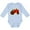AE-Light Blue, variant on Inktastic Red Tractor 1st Birthday Boys Long Sleeve Baby Bodysuit