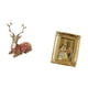 thumbnail image 5 of Escultura De Alce Reno, Adorno De Mesa, Figura De Ciervo, Estatua Para Sala De Estar, Oficina, Dormitorio, Granja, Marco De Fotos De Resina, Soporte Para Tarjetas, Póster, Marco De Fotos Con, 5 of 8
