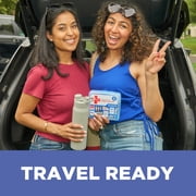 Band-Aid Brand Travel Ready Portable Emergency First Aid Kit, 80 Piece