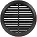 thumbnail image 3 of Grille de Ventilation Ronde Noire 5 Pouces Pouces avec Filet Anti-Insectes. (Cuisine 5 / Grille 6) Applications de Ventilation. Couverture de Ventilation Intérieure et Extérieure. Disponible en 3 Tailles / 4 Couleurs., 3 of 4