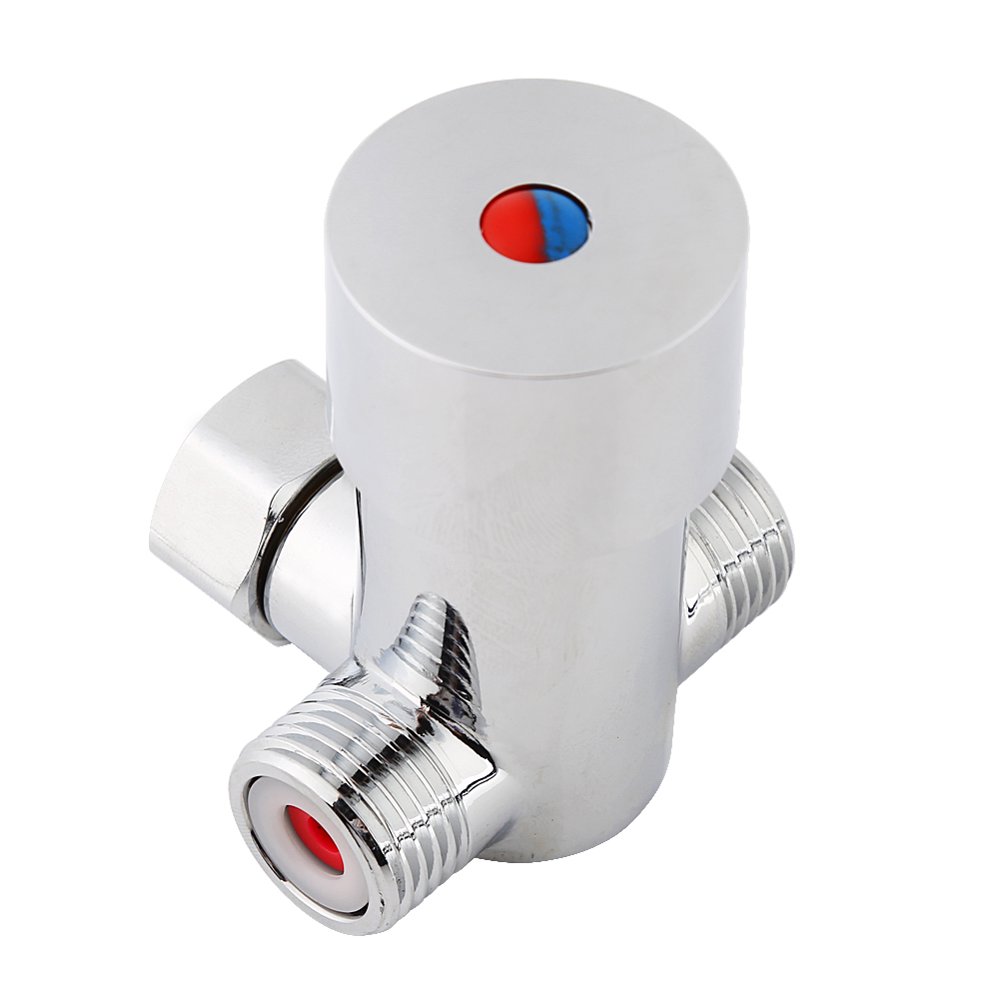 OTVIAP Water Temperature Control Valve,G1/2 Hot Cold Water Mixing Valve