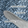 thumbnail image 4 of FairOnly 5'x7' Woven Solid Print Area Rugs for Bathroom Modern Blue Rugs for Dining Room Non Shedding Home Office Area Rug, 4 of 7