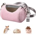 thumbnail image 1 of Bolsa de transporte para hámster, cilindro portátil, bolsa cálida para exteriores con correa de hombro ajustable, 1 of 4