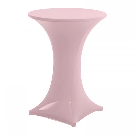 AUQ 2026 New Spandex Cocktail Table Cover - Fitted High Top Round Table Cloth,Round Tablecloth Covers for Pub Table,Round Kitchen Table,High Top Table