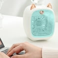 thumbnail image 6 of AZOON Evaporative Air Cooler,Portable Air Conditioner,Cooling Fan for Bedroom,Quiet Personal Box Fans for Home Room Desktop Clearance,Desk Fan with Humidifier, 6 of 8