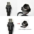 thumbnail image 2 of 2X Lift Chair Remote Replacement, 5 Pin 2 Button Power Recliner Remote for Okin Limoss Pride - Straight, 2 of 6